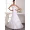 Soft Sweetheart Mermaid/Trumpet Satin Organza Wedding Dresses 2030982