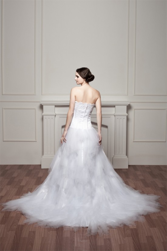 A-Line Strapless Princess Sleeveless Wedding Dresses 2030983 A-Line Strapless Princess Sleeveless Wedding Dresses 2030983