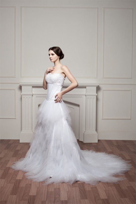 A-Line Strapless Princess Sleeveless Wedding Dresses 2030983 A-Line Strapless Princess Sleeveless Wedding Dresses 2030983