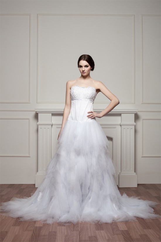 A-Line Strapless Princess Sleeveless Wedding Dresses 2030983 A-Line Strapless Princess Sleeveless Wedding Dresses 2030983