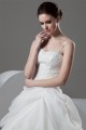 Spaghetti Straps Ball Gown Sleeveless Satin Organza Beaded Wedding Dresses 2030987 Spaghetti Straps Ball Gown Sleeveless Satin Organza Beaded Wedding Dresses 2030987