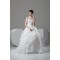 Spaghetti Straps Ball Gown Sleeveless Satin Organza Beaded Wedding Dresses 2030987