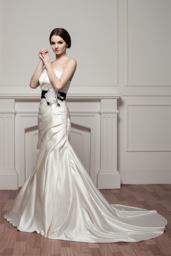 Trumpet/Mermaid Strapless Sleeveless Wedding Dresses 2030989 Trumpet/Mermaid Strapless Sleeveless Wedding Dresses 2030989