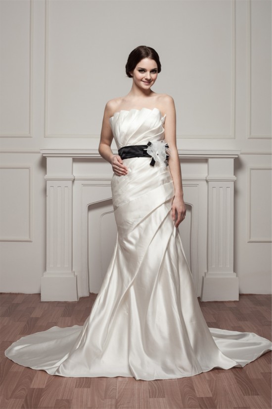 Trumpet/Mermaid Strapless Sleeveless Wedding Dresses 2030989 Trumpet/Mermaid Strapless Sleeveless Wedding Dresses 2030989