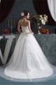 A-Line Strapless Satin Fine Netting Wedding Dresses 2030994 A-Line Strapless Satin Fine Netting Wedding Dresses 2030994