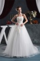 A-Line Strapless Satin Fine Netting Wedding Dresses 2030994 A-Line Strapless Satin Fine Netting Wedding Dresses 2030994