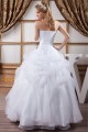 Strapless Ball Gown Sleeveless Satin Organza Beautiful Wedding Dresses 2030995