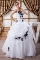 Strapless Ball Gown Sleeveless Satin Organza Beautiful Wedding Dresses 2030995