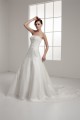 Strapless Satin A-Line Sleeveless Beautiful Beaded Wedding Dresses 2030996 Strapless Satin A-Line Sleeveless Beautiful Beaded Wedding Dresses 2030996