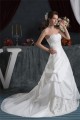 Strapless Satin Taffeta A-Line Sleeveless Lace Beautiful Wedding Dresses 2030999 Strapless Satin Taffeta A-Line Sleeveless Lace Beautiful Wedding Dresses 2030999