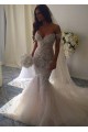 Mermaid Off-the-Shoulder Lace Wedding Dresses Bridal Gowns 3030007