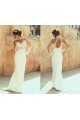 High Neck Beaded Long Sleeves Illusion Bodice Lace Wedding Dresses Bridal Gowns 3030010