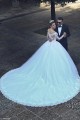 Ball Gown Long Sleeves Lace Wedding Dresses Bridal Gowns 3030011