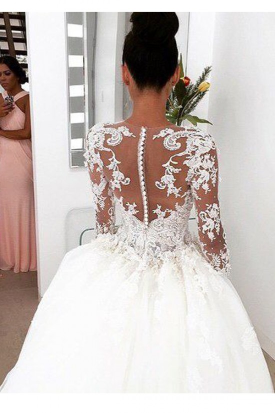 Long Sleeves Lace Wedding Dresses Bridal Gowns 3030013 Long Sleeves Lace Wedding Dresses Bridal Gowns 3030013