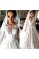 Long Sleeves Lace Wedding Dresses Bridal Gowns 3030013