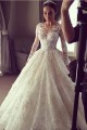 Long Sleeves Lace Wedding Dresses Bridal Gowns 3030013