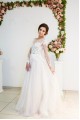 Sheer Long Sleeves Lace Tulle Wedding Dresses Bridal Gowns 3030018