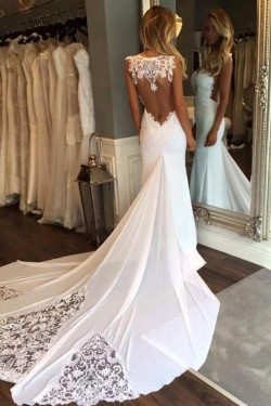 Mermaid Lace Wedding Dresses Bridal Gowns 3030023