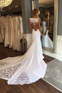 Mermaid Lace Wedding Dresses Bridal Gowns 3030023