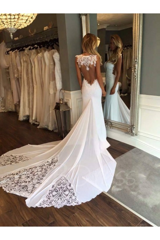 Mermaid Lace Wedding Dresses Bridal Gowns 3030023