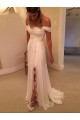 Chiffon Lace Off-the-Shoulder Wedding Dresses Bridal Gowns 3030024