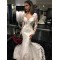 Mermaid Long Sleeves Lace Wedding Dresses Bridal Gowns 3030025