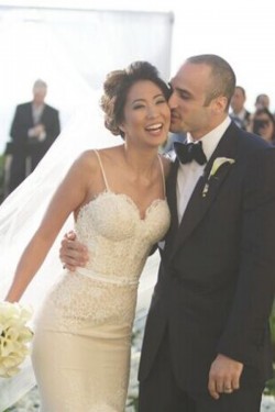 Mermaid Spaghetti Straps Lace Wedding Dresses Bridal Gowns 3030031