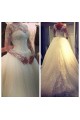 Long Sleeves Tulle Lace Wedding Dresses Bridal Gowns 3030047