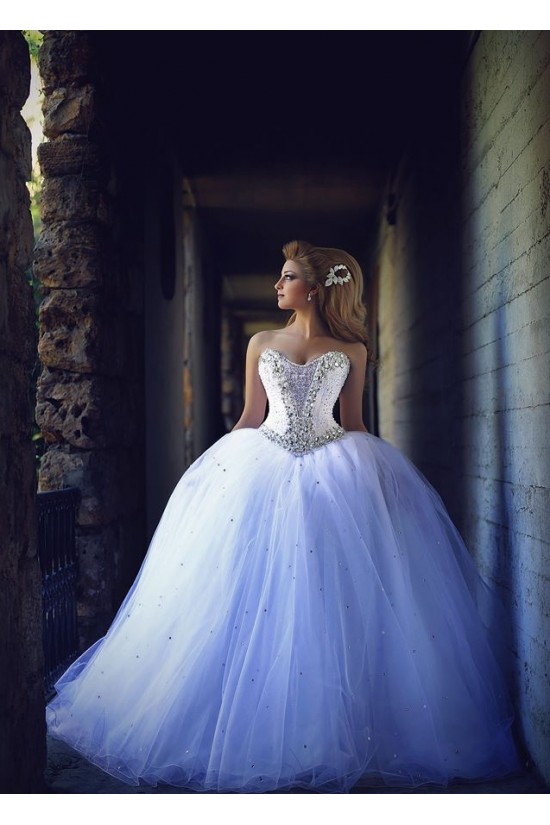 Crystal Tulle Ball Gown Wedding Dresses Bridal Gowns 3030049 Crystal Tulle Ball Gown Wedding Dresses Bridal Gowns 3030049