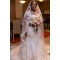 Mermaid 3/4 Length Sleeves Plus Size Lace Wedding Dresses Bridal Gowns 3030053