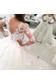 Long Sleeves V-Neck Lace Wedding Dresses Bridal Gowns 3030056