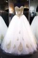 Ball Gown Sweetheart Gold Lace Appliques Wedding Dresses Bridal Gowns 3030065 Ball Gown Sweetheart Gold Lace Appliques Wedding Dresses Bridal Gowns 3030065