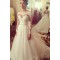 Long Sleeves Off-the-Shoulder Lace Tulle Wedding Dresses Bridal Gowns 3030070
