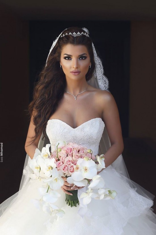 Ball Gown Sweetheart Lace Wedding Dresses Bridal Gowns 3030079