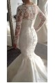 Long Sleeves Mermaid Lace Wedding Dresses Bridal Gowns 3030083 Long Sleeves Mermaid Lace Wedding Dresses Bridal Gowns 3030083