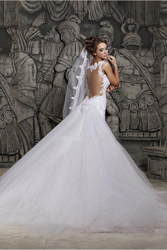 Mermaid Sleeveless Lace Wedding Dresses Bridal Gowns 3030089 Mermaid Sleeveless Lace Wedding Dresses Bridal Gowns 3030089