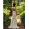 Sheath Open Back Lace Sleeveless Wedding Dresses Bridal Gowns 3030090