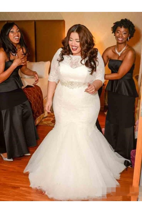 Lace Mermaid Plus Size Wedding Dresses Bridal Gowns 3030094 Lace Mermaid Plus Size Wedding Dresses Bridal Gowns 3030094
