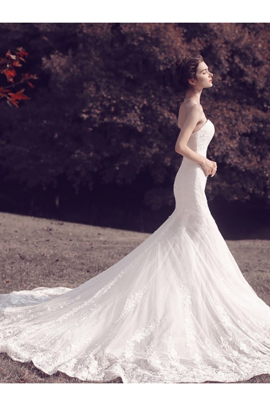 Mermaid Strapless Lace Wedding Dresses Bridal Gowns 3030097 Mermaid Strapless Lace Wedding Dresses Bridal Gowns 3030097