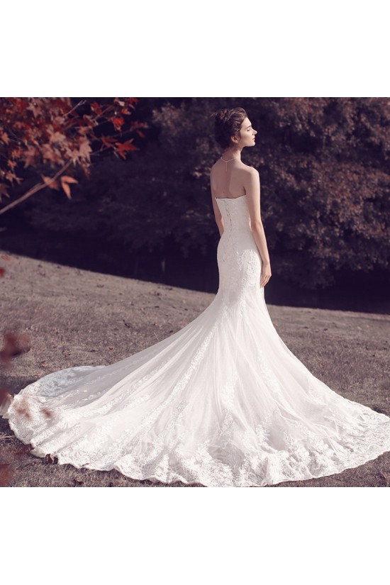 Mermaid Strapless Lace Wedding Dresses Bridal Gowns 3030097 Mermaid Strapless Lace Wedding Dresses Bridal Gowns 3030097