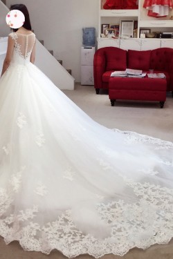 Lace Sleeveless Wedding Dresses Bridal Gowns 3030098