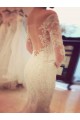 Mermaid Off-the-Shoulder Long Sleeves Lace Wedding Dresses Bridal Gowns 3030102