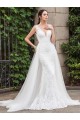 Mermaid Lace Tulle V-Neck Wedding Dresses Bridal Gowns 3030103