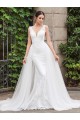 Mermaid Lace Tulle V-Neck Wedding Dresses Bridal Gowns 3030103 Mermaid Lace Tulle V-Neck Wedding Dresses Bridal Gowns 3030103