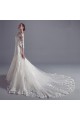 Mermaid 3/4 Length Sleeves Lace Wedding Dresses Bridal Gowns 3030104