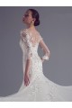 Mermaid 3/4 Length Sleeves Lace Wedding Dresses Bridal Gowns 3030104