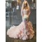 Mermaid Sweetheart Pink Beaded Waist Wedding Dresses Bridal Gowns 3030105