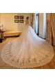 3/4 Length Sleeves V-Neck Lace Wedding Dresses Bridal Gowns 3030109