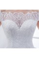 Lace Ball Gown Off-the-Shoulder Wedding Dresses Bridal Gowns 3030115