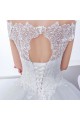 Lace Ball Gown Off-the-Shoulder Wedding Dresses Bridal Gowns 3030115